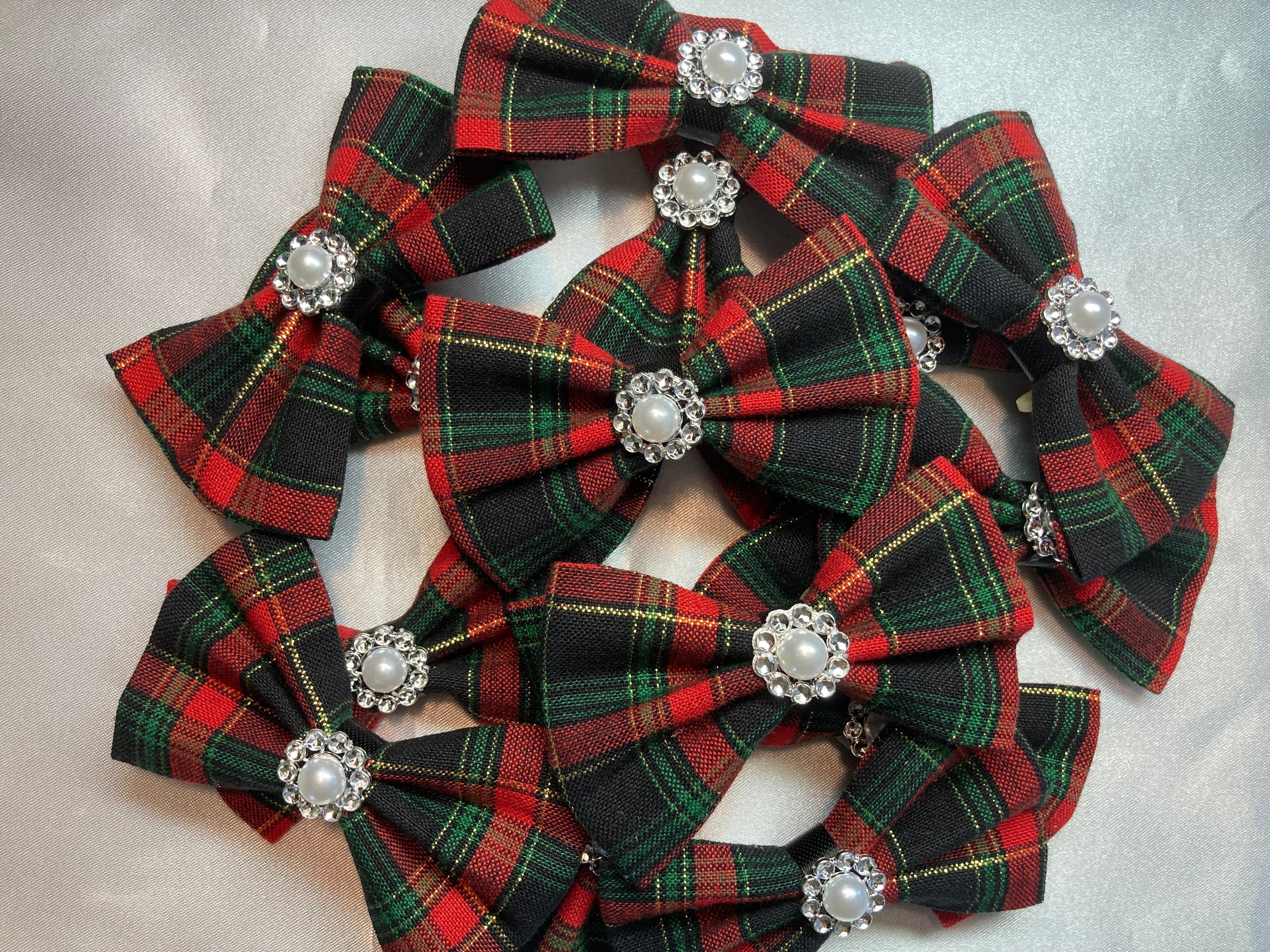 3” Fancy Christmas Plaid pile